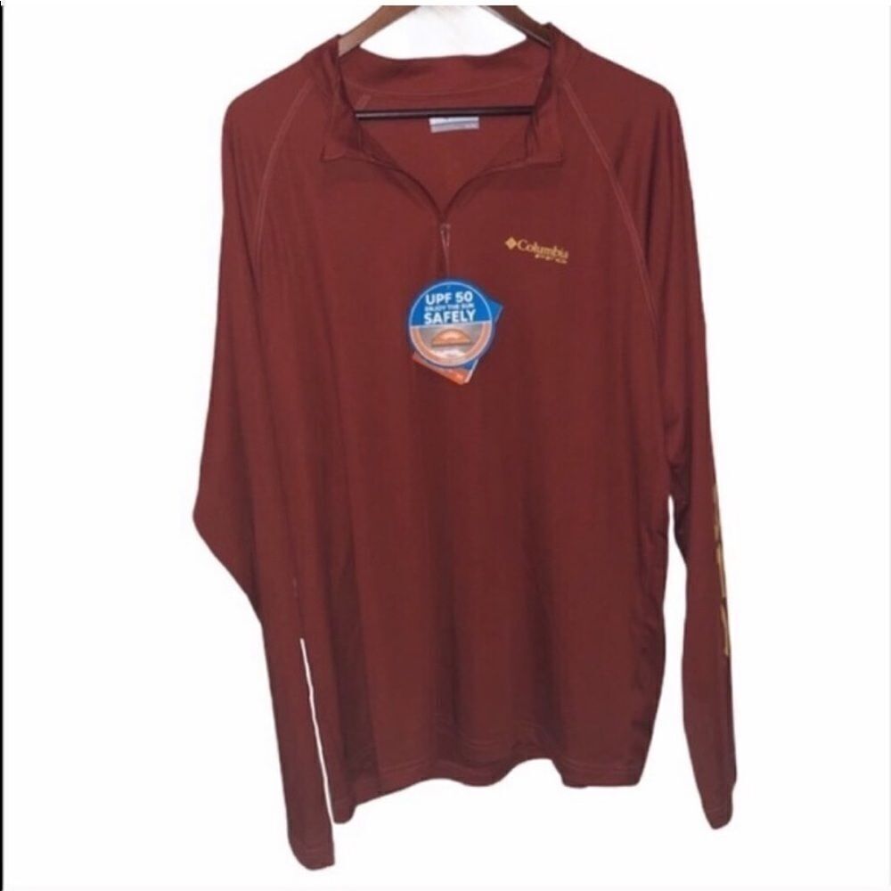 Columbia NWT Rust Colored Pullover Jacket